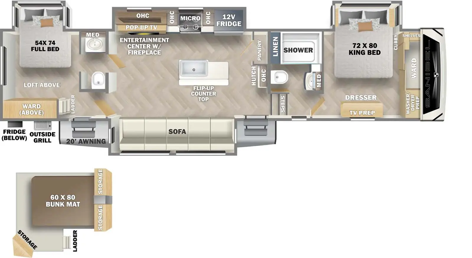 3602DSWB Floorplan Image